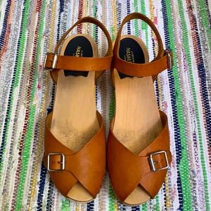 Swedish Hasbeens peep toe sandal